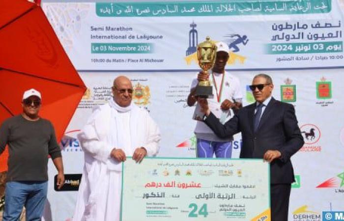 Internationaler Halbmarathon Laâyoune: Der Kenianer Kiplimo Laban und sein Landsmann Kimutai Jepkosgei gewinnen die 24. Auflage