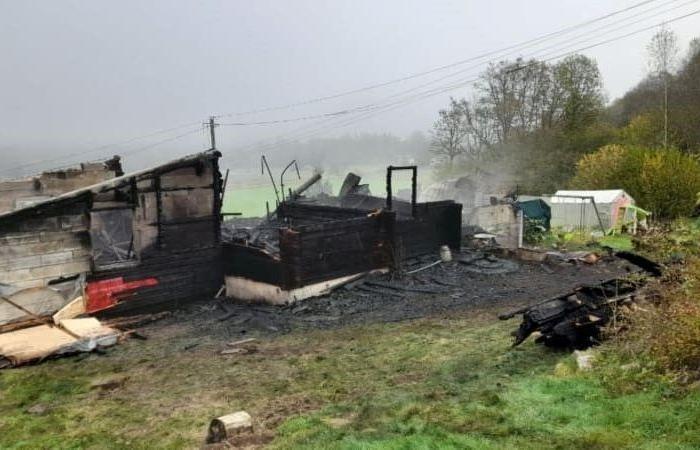 In Rupt-sur-Moselle ein Topf zur Unterstützung der Familie, deren Chalet durch einen Brand zerstört wurde