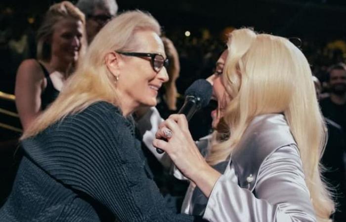 Nach Céline Dion wurde Adele bei ihrem letzten Konzert in Las Vegas von Meryl Streep überrascht