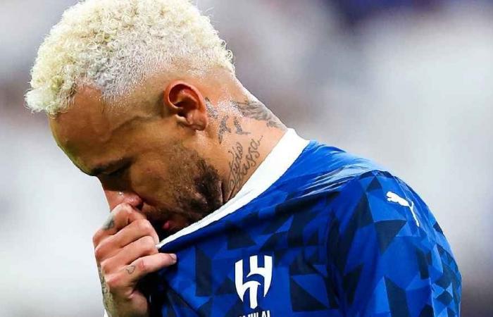 Wird es wieder niedrig sein? Neymar musste das Al-Hilal-Spiel aufgrund einer Oberschenkelverletzung verlassen