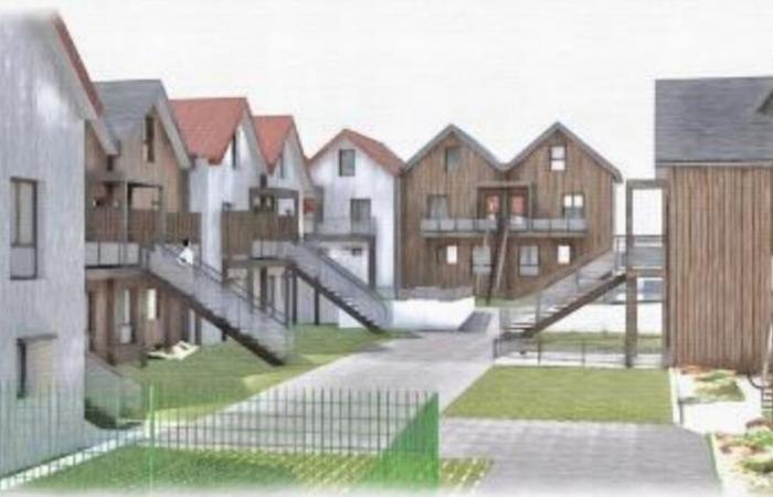 In 3D gebauter und im Jahr 2026 fertiggestellter Sozialwohnungsbau in Val-d’Oise