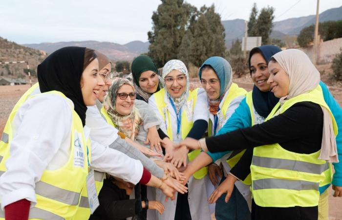 Hebammen unterstützen die vom Erdbeben betroffenen Gemeinden in Marokko