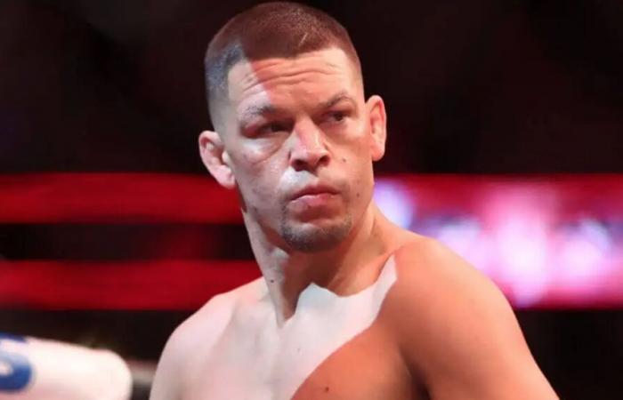 Nate Diaz greift einen Fan an … für ein Autogramm