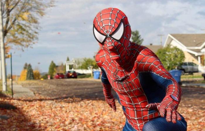 Die Magie von Spider-Man: Spider-Man verbreitet Glück in Saguenay