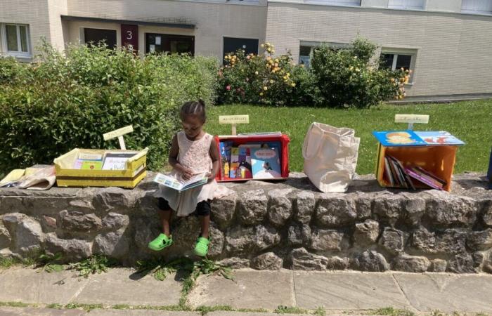 Diese Buchhandlung in Eure leitet eine Aktion, um Secours populaire-Kindern ein Buch anzubieten