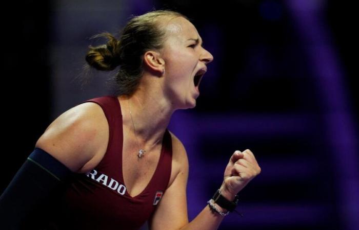 Krejcikova gewinnt gegen Jessica Pegula