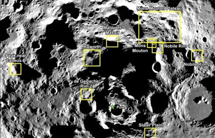 Die NASA hat neun Standorte für die Rückkehr von Menschen zum Mond ausgewählt