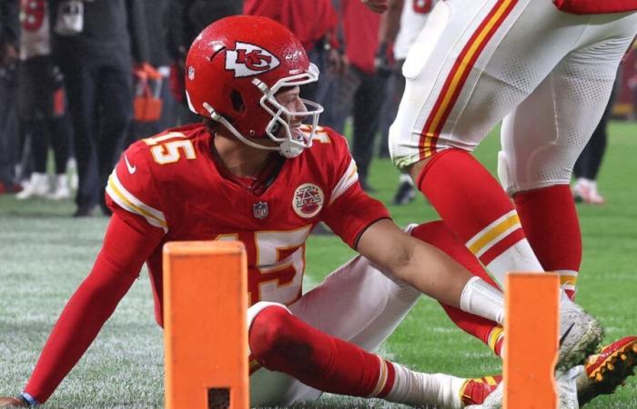 Ein großer Schrecken für Mahomes beim Sieg der Chiefs