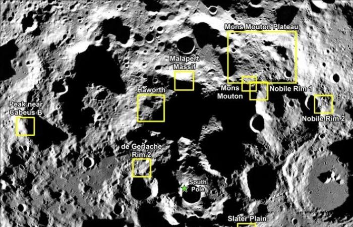 Die NASA hat neun Standorte für die Rückkehr von Menschen zum Mond ausgewählt