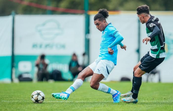 Das zehnköpfige City-Team unterliegt einer Niederlage in der UEFA Youth League bei Sporting CP