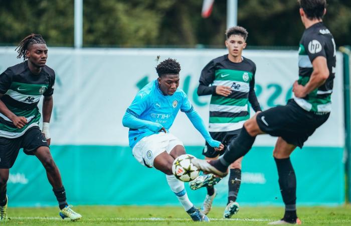 Das zehnköpfige City-Team unterliegt einer Niederlage in der UEFA Youth League bei Sporting CP