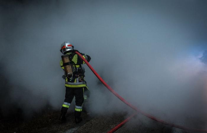 Brandausbruch in einem Seveso-klassifizierten Zementwerk, Feuerwehrleute kämpfen gegen die Flammen und „kühlen das Silo von außen“