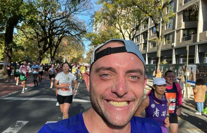 Bastien Caraccioli, amputierter linker Arm, absolvierte den New-York-Marathon