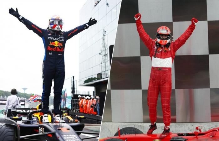 Verstappen nach seinem Sieg in Brasilien „auf Augenhöhe“ mit Schumacher?