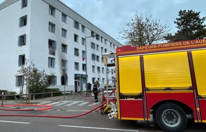 In Troyes bricht im Stadtteil Chartreux ein Feuer aus, mehrere Menschen werden vergiftet und einer verletzt