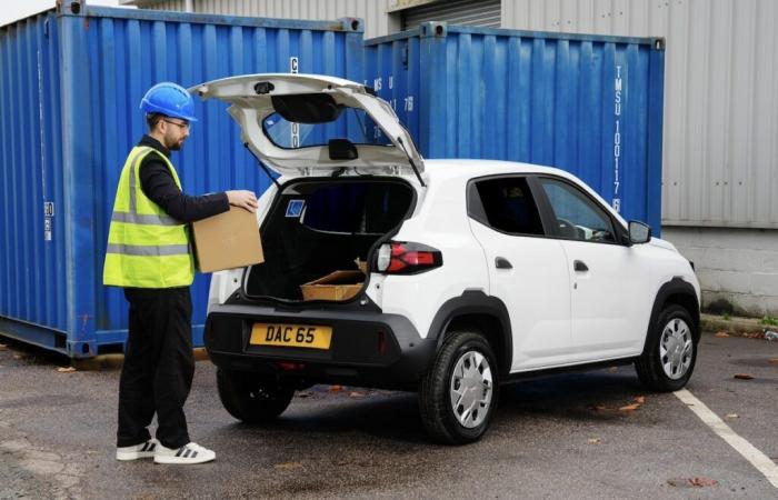 Der Dacia Spring verwandelt sich zu einem sehr günstigen Preis in ein Nutzfahrzeug!