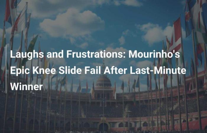 Lachen und Frustration: Mourinhos epischer Knee Slide scheitert nach Last-Minute-Gewinner