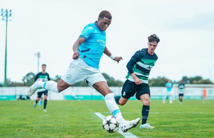 Das zehnköpfige City-Team unterliegt einer Niederlage in der UEFA Youth League bei Sporting CP