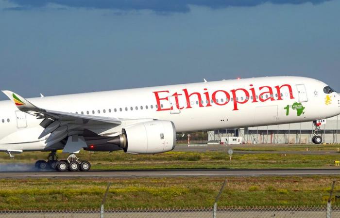 /// Ethiopian Airlines übernimmt Afrikas ersten Airbus A350-1000 – ACTU AERO /// AAF