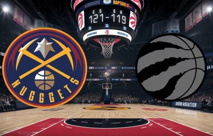 Die Denver Nuggets besiegten die Raptors in einem spannenden NBA-Spiel mit 121-119