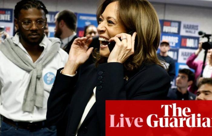 US-Wahlen live: Harris macht unerwartet Halt im DNC-Hauptquartier, während Millionen Amerikaner ihre Stimme abgeben | US-Wahlen 2024