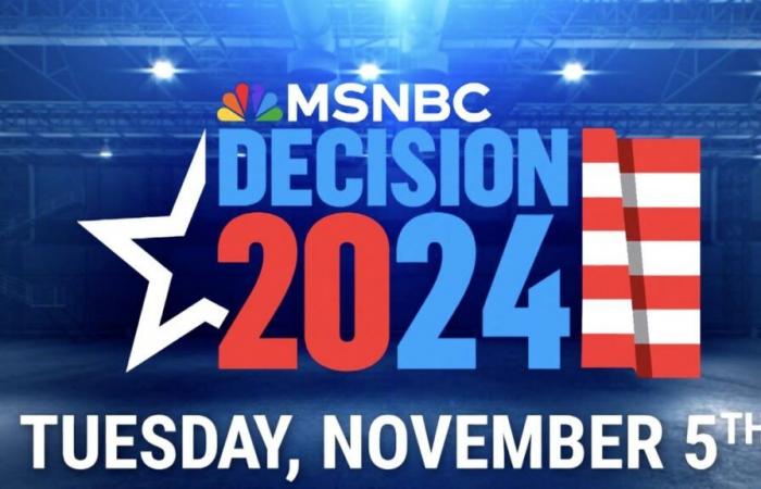 So können Sie MSNBC am Wahlabend 2024 live online verfolgen