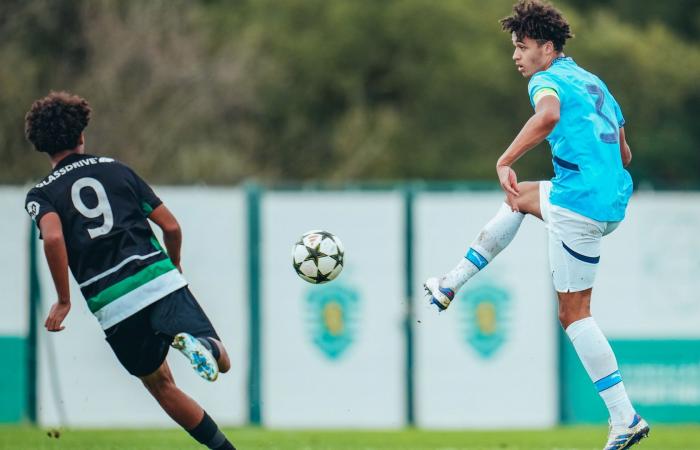 Das zehnköpfige City-Team unterliegt einer Niederlage in der UEFA Youth League bei Sporting CP