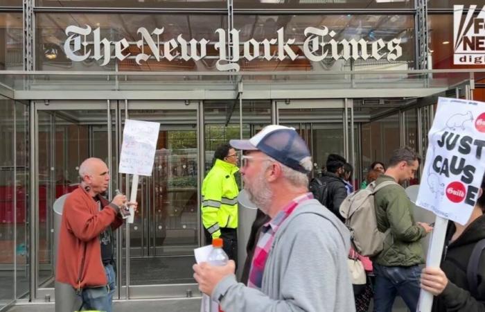 Der Streik der Technikarbeiter der New York Times dauert bis zum Wahltag