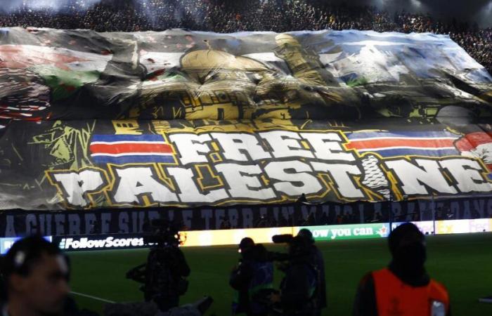 das umstrittene Banner der Fans vor PSG-Atlético