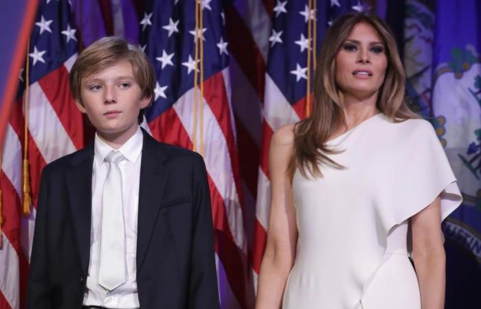 Vor acht Jahren war er noch ein Junge, jetzt ist er ein großer Mann: Barron Trumps bemerkenswerter Wachstumsschub