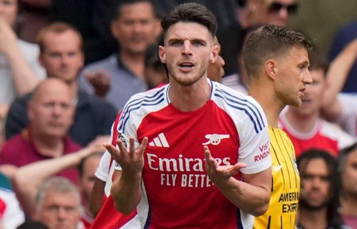 Arsenal-Mittelfeldspieler Declan Rice ist im Rennen um seine Fitness für das Chelsea-Spiel und verpasst das Champions-League-Spiel gegen Inter Mailand | Fußballnachrichten