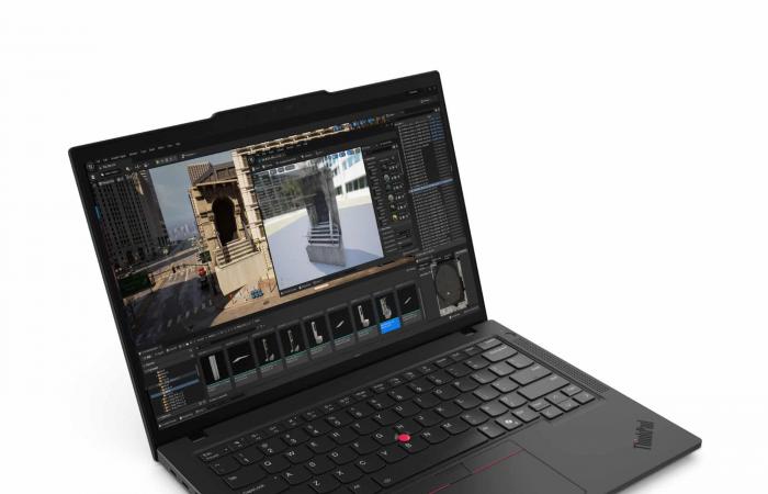 Aktion 999 € Lenovo ThinkPad P14s Gen 5 (21ME000RFR), leicht zu transportierender 14-Zoll-Multimedia-Laptop-PC AMD Ryzen 7 8840HS RAM 32 GB SSD 1 TB ohne Windows