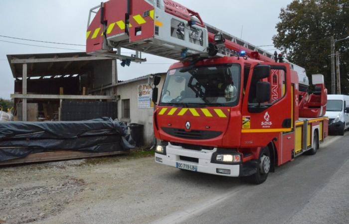 Brand in der Tischlerei Pujol in Orconte