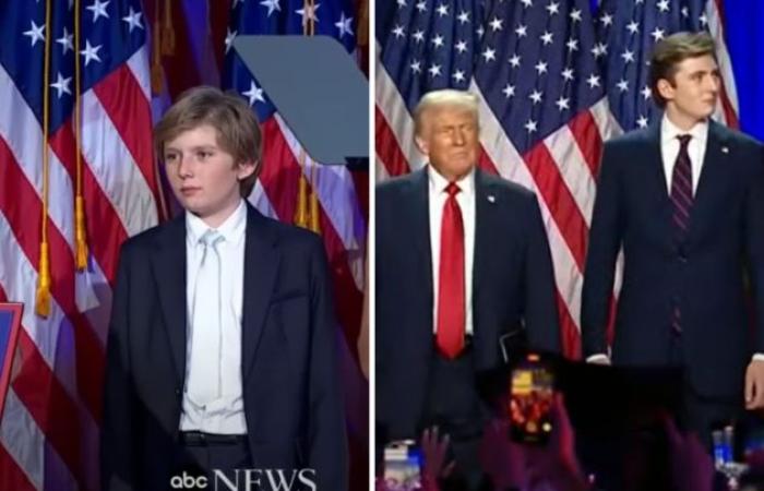 Vor acht Jahren war er noch ein Junge, jetzt ist er ein großer Mann: Barron Trumps bemerkenswerter Wachstumsschub