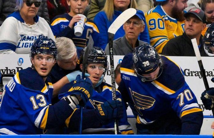 Hockey: Gruselige Szene in St. Louis in einem NHL-Spiel