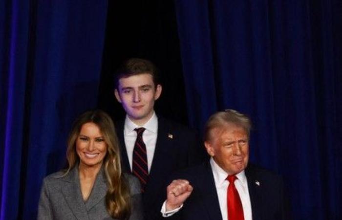 Vor acht Jahren war er noch ein Junge, jetzt ist er ein großer Mann: Barron Trumps bemerkenswerter Wachstumsschub