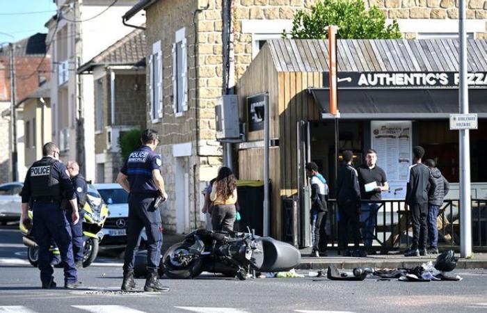 Nach einem Unfall kam es vor dem Schwimmbad Brive zu einer Verkehrsstörung