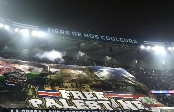 Champions League: Ein Tifo zur Unterstützung von Gaza wird im Parc des Princes eingesetzt, PSG weiß nichts davon