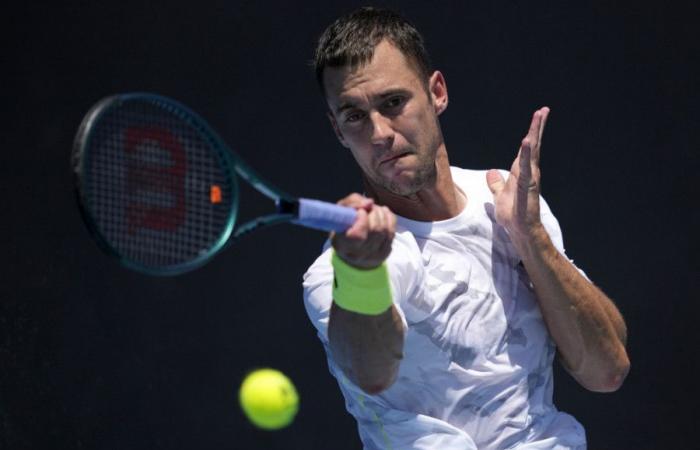 Laslo Đere im Viertelfinale der Belgrade Open