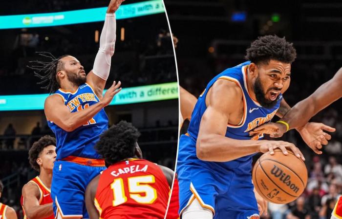 Die Knicks scheitern im brutalen Spätspiel gegen die Hawks