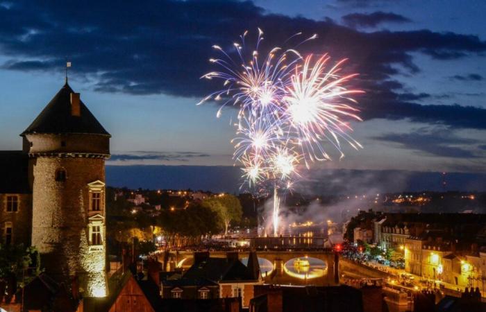 Laval. LED-Beleuchtung, Lebkuchenhaus in Mayenne… Der Zauber von Weihnachten kommt zu den Lichtern