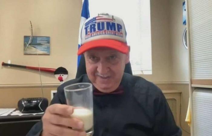 Donald Trump im Weißen Haus: „Für seine Gesundheit trinke ich ein Glas Milch“, sagt der Bürgermeister von Louiseville