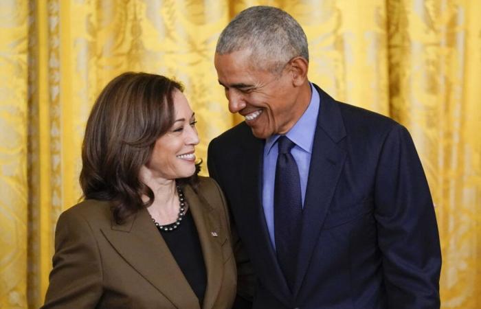 Der Tag, an dem Obama über den Körperbau von Kamala Harris sprach, bevor er sich entschuldigte