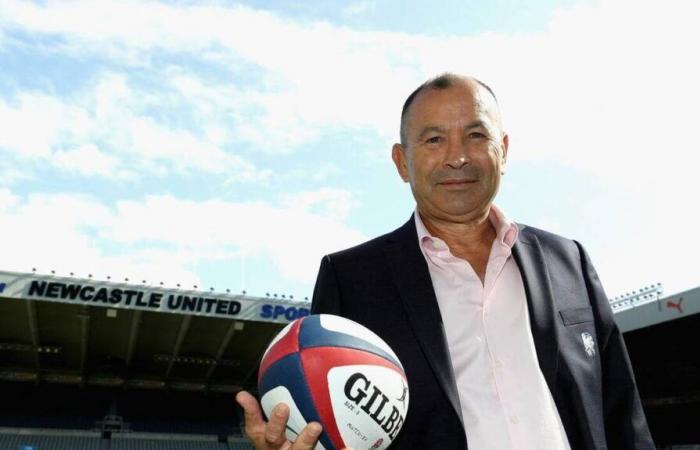 XV von Frankreich. Eddie Jones, japanischer Trainer, „ein leidenschaftlicher Mensch, der sein Leben dem Rugby gewidmet hat“