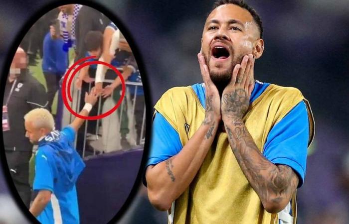 Sie stehlen Neymars Ring, wenn sie einen Fan begrüßen … Und sie verkaufen ihn für 300.000 Pesos im Internet! (VIDEO) – Fox Sports