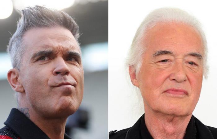 Robbie Williams und Jimmy Page streiten immer noch um Gärten