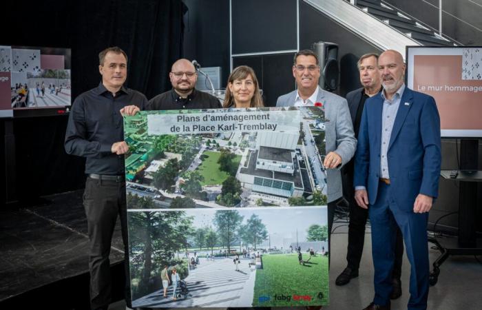 Enthüllung der Pläne für den Place Karl-Tremblay in l’Assomption