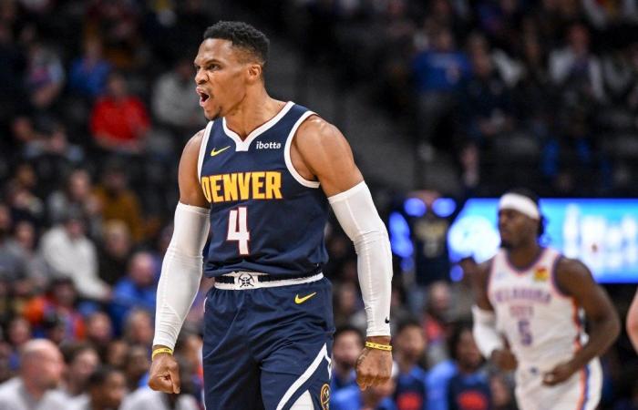 Russell Westbrook erzielt 29 Punkte, die Nuggets bescheren OKC Thunder die erste Saisonniederlage