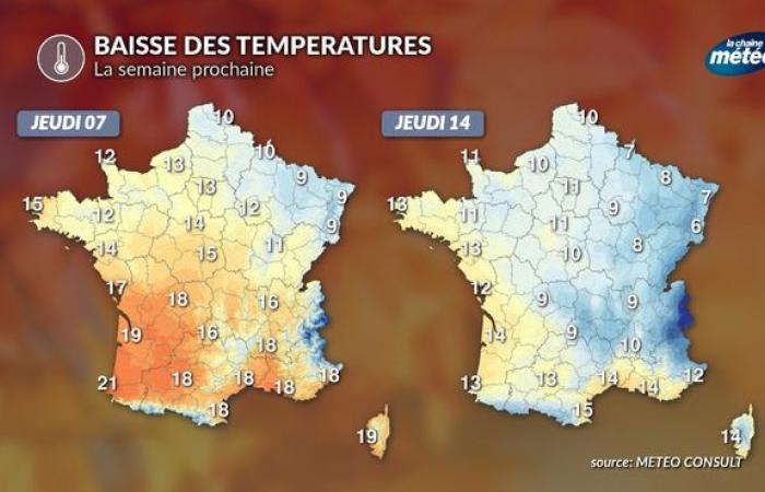 Temperaturrückgang nächste Woche: Veränderung der Atmosphäre