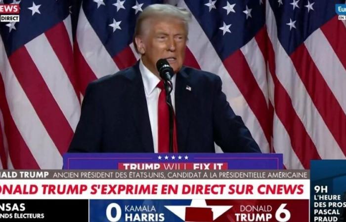 Zuschauerzahlen des amerikanischen Präsidenten 2024: Donald Trumps Sieg beschert CNews einen Saisonrekord, der BFMTV übertrifft, „Télématin“ auf dem niedrigsten Stand bei France 2